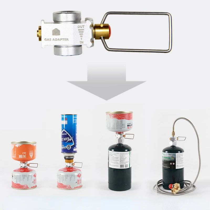 Camping Cooking Gas Stove - Adaptador de recarga de Gas para