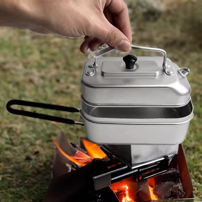 Camping Cooking Cup - Tetera portátil ultraligera para Picnic, Camping,