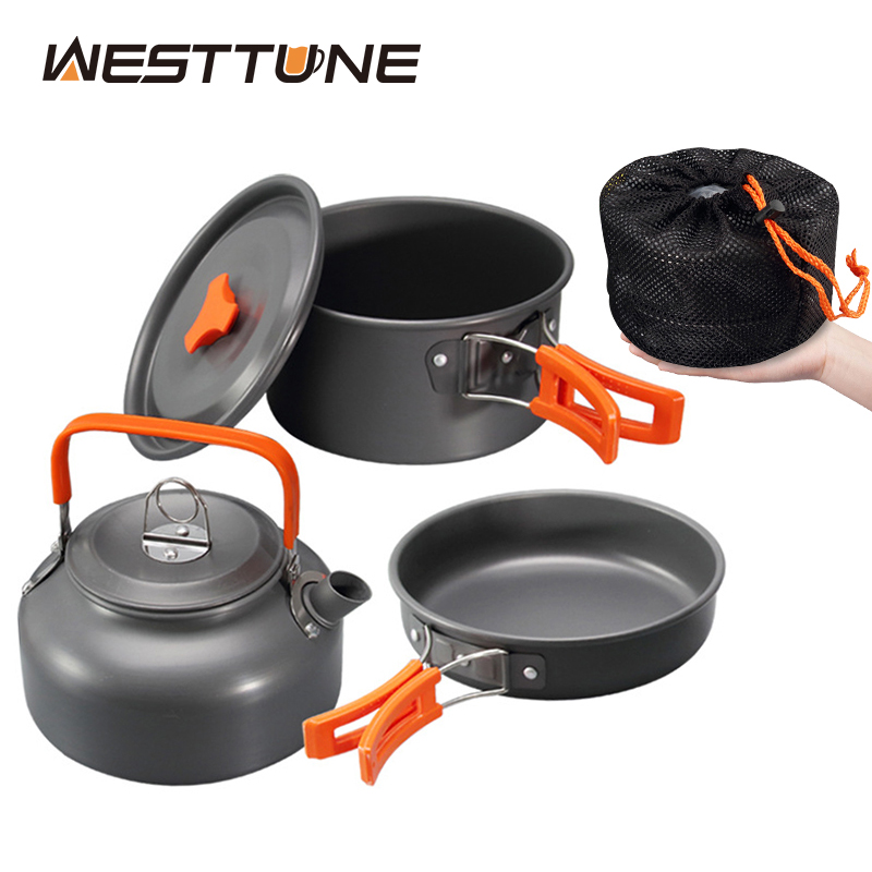 Camping Cooking Cup - WESTTUNE-Kit de utensilios de cocina para