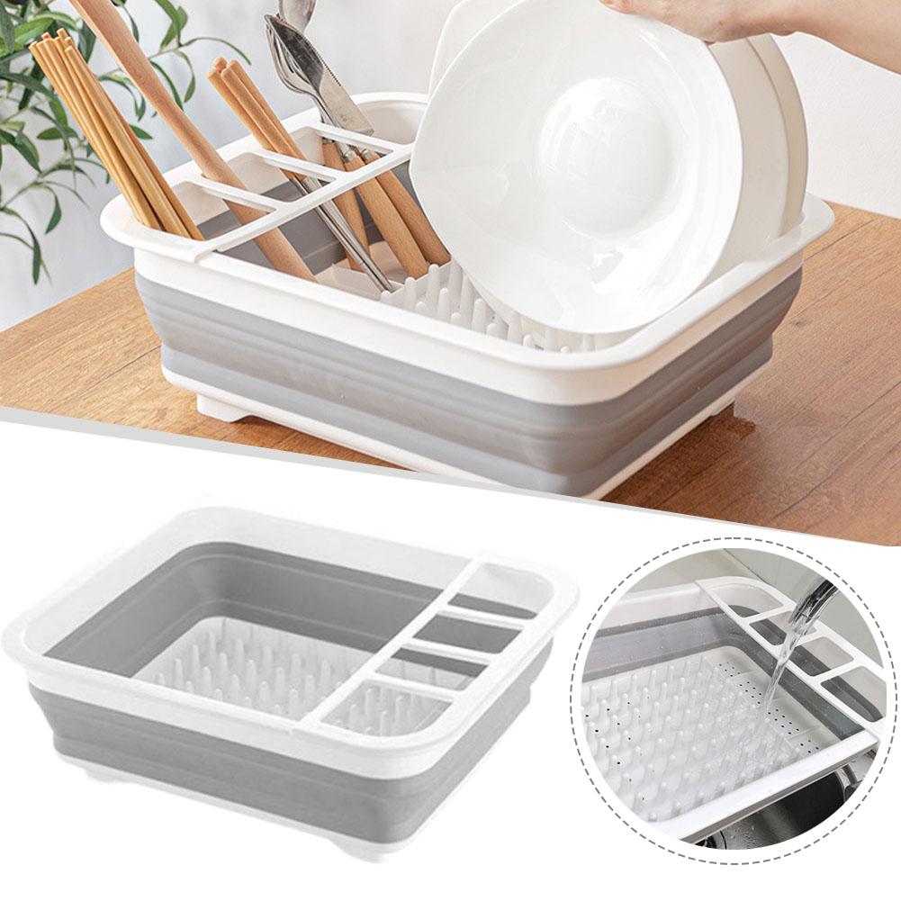 Camping Cooking Dishes - Escurridor de Platos Plegable, Organizador de