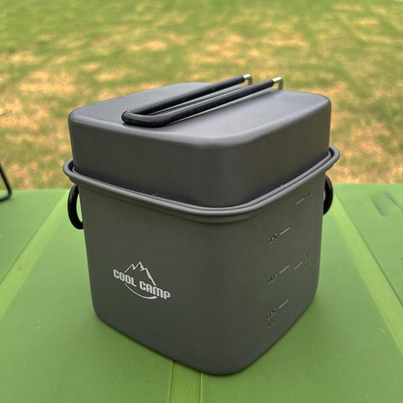 Camping Cooking Set Non Stick - Juego de Utensilios de Cocina para