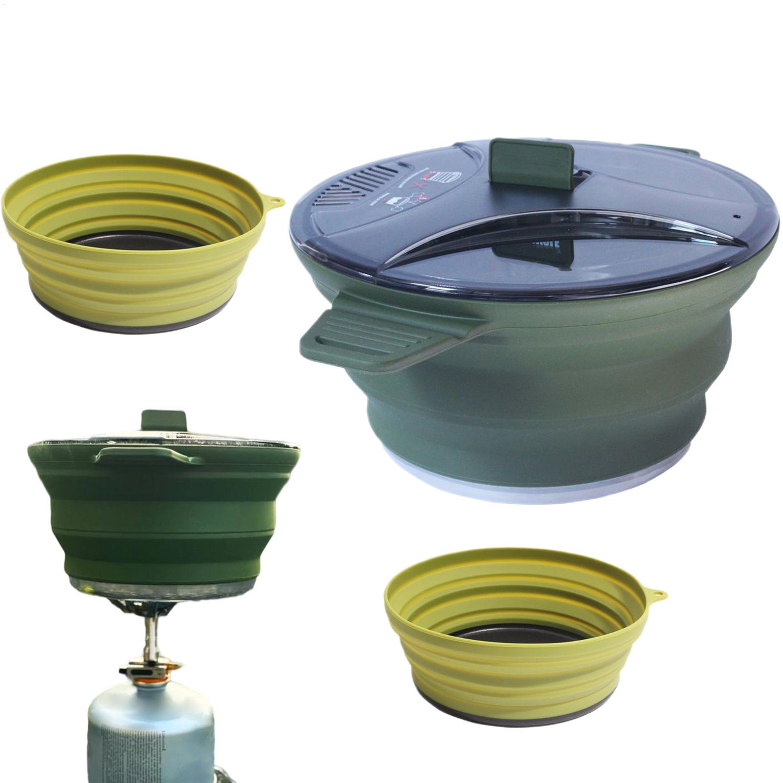 Camping Cooking Dishes - Juego de Cocina Plegable para Camping,
