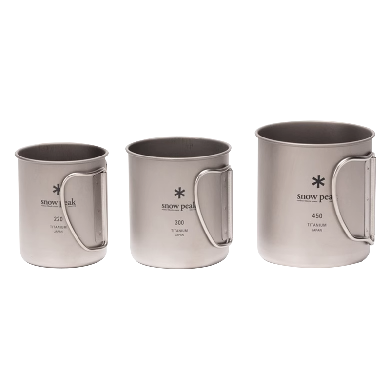 Camping Cooking Cup - Taza de titanio Snow Peak con