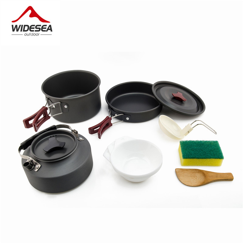 Camping Cooking Bundle - Widesea-Juego de utensilios de cocina para