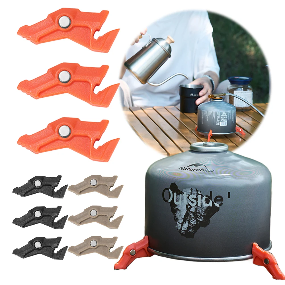 Camping Cooking Gas Stove - Soporte magnético para tanque de Gas,