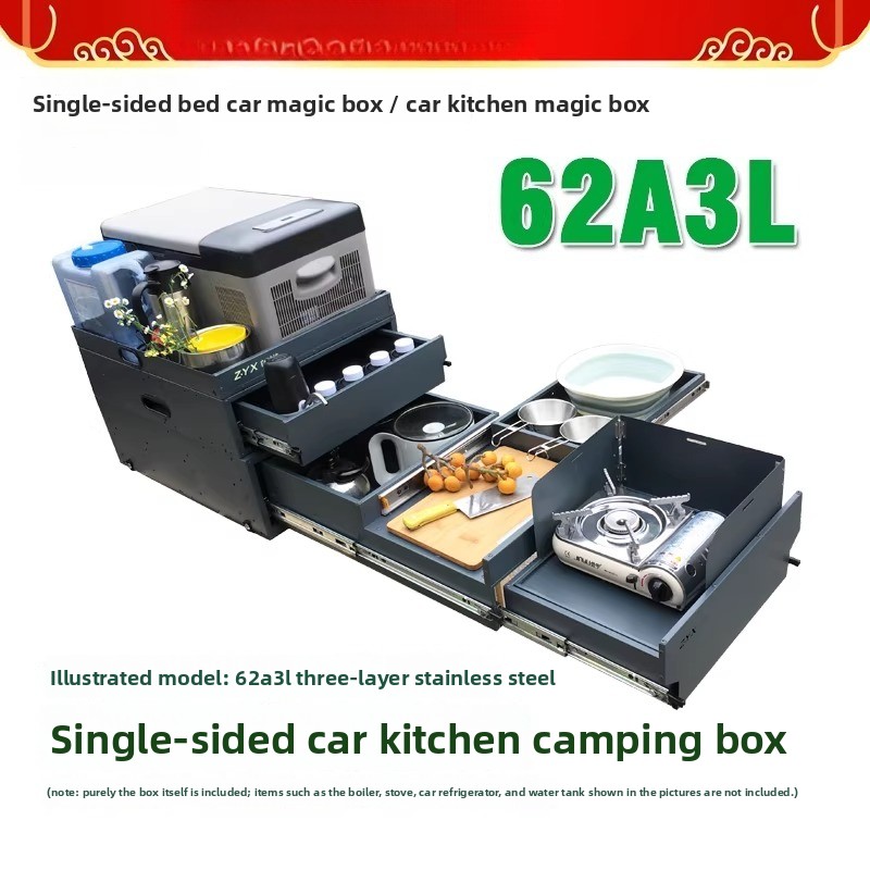 Camping Cooking Kitchen - Caja de Almacenamiento y Cocina Portátil