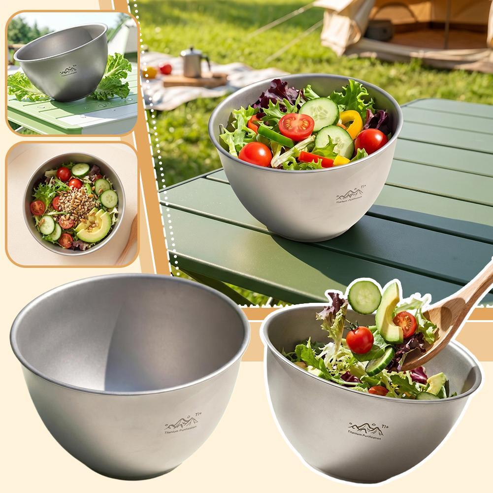 Camping Cooking Dishes - Tazón de cocina de acero inoxidable,
