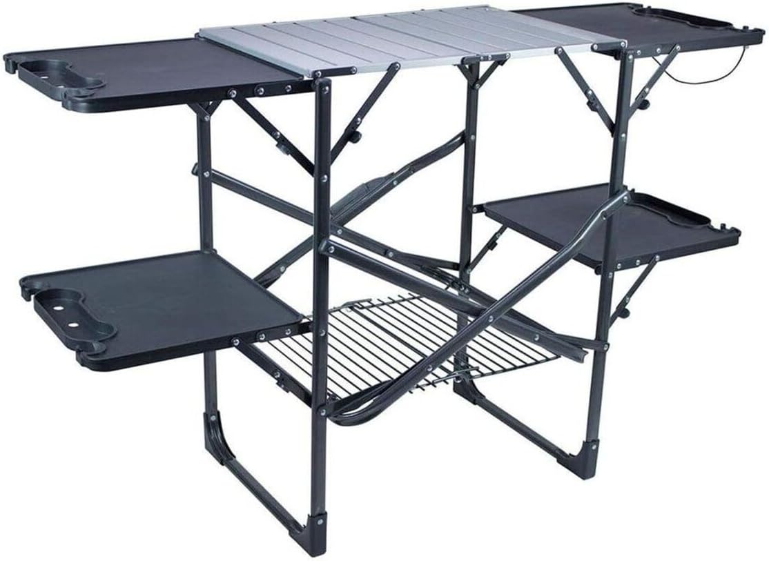 Mesa de cocina portátil plegab - Cooking Outdoor Camping reseña y precio