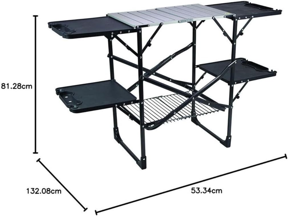 Mesa de cocina portátil plegab - Cooking Outdoor Camping reseña y precio