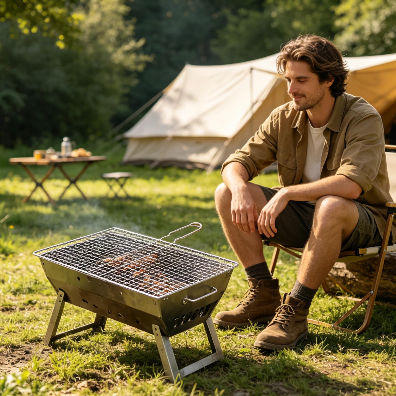 Cesta grande para asar verdura - Camping Cooking Vegetables reseña y precio