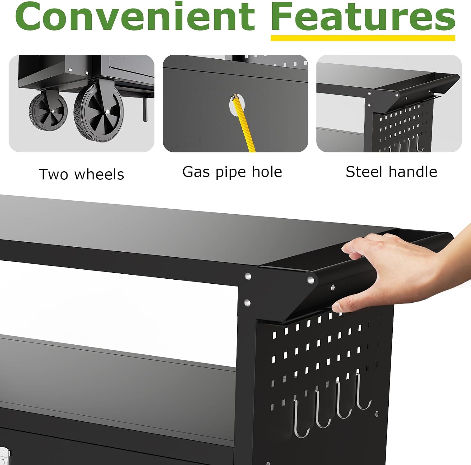 Carrito de parrilla para exter - Camping Cooking Food reseña y precio