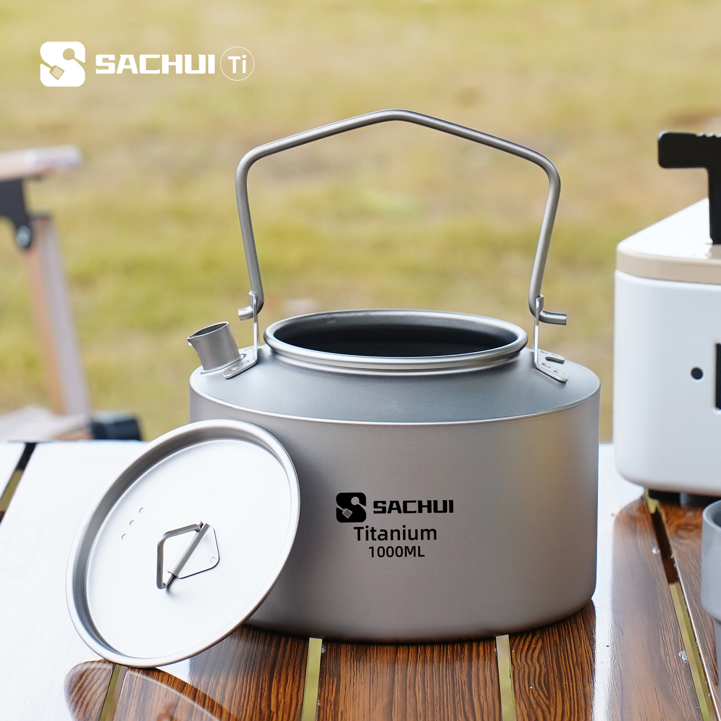 Hervidor de titanio puro de 10 - Camping Cooking Equipment reseña y precio