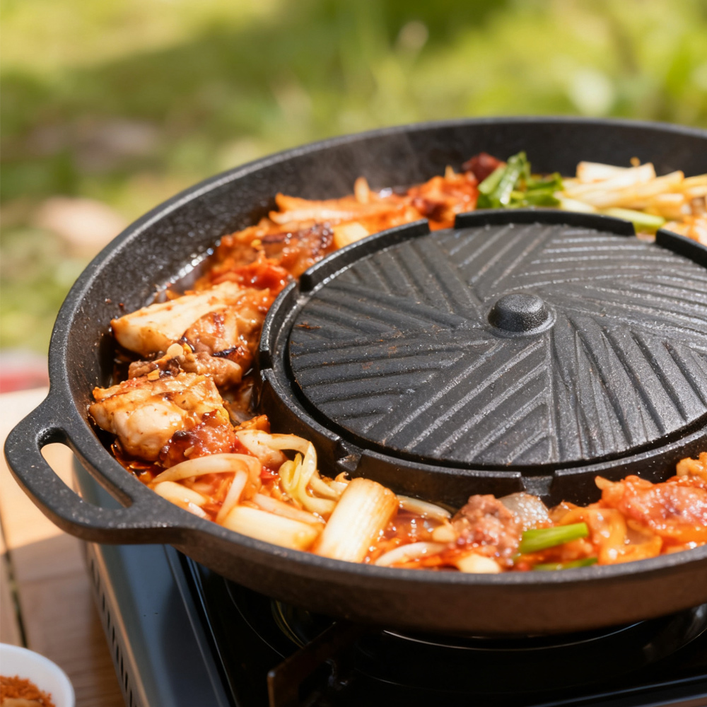 KOSUN Sartén para parrilla de  - Camping Cooking Dishes reseña y precio