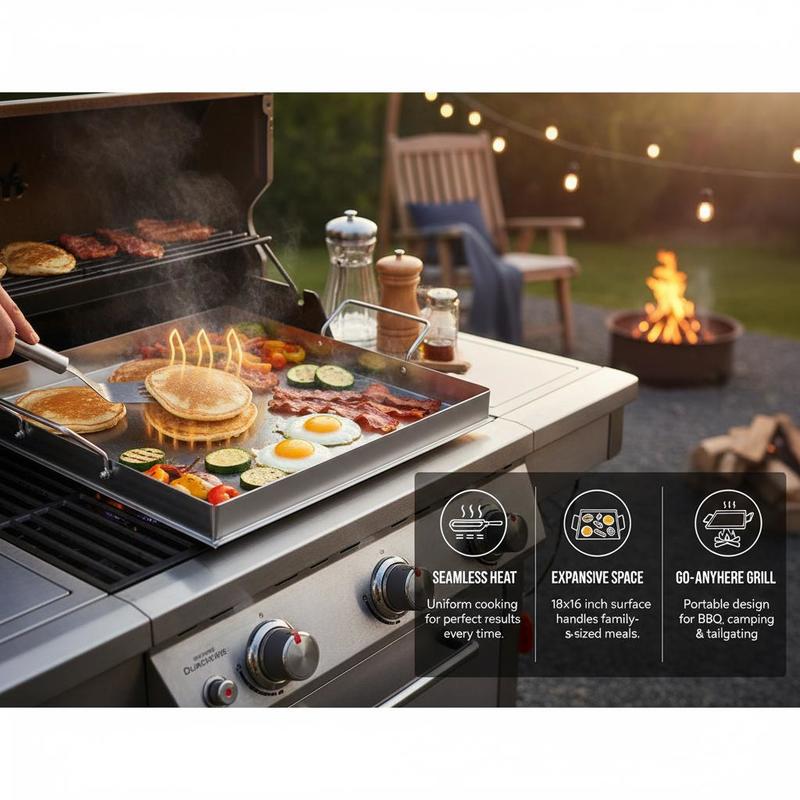 Plancha universal de superfici - Camping Cooking Equipment reseña y precio