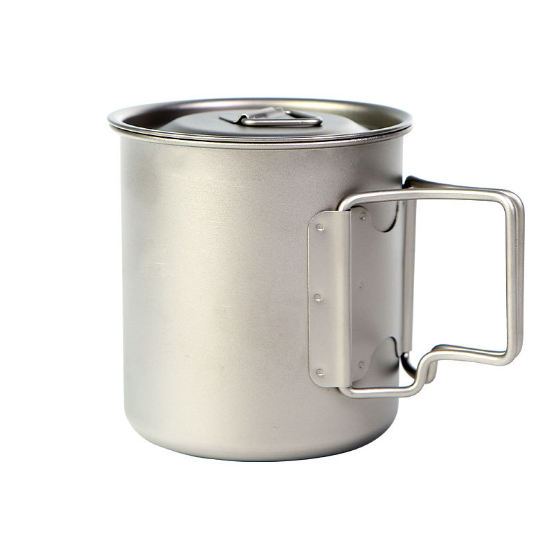 Tazas de titanio para acampar, - Camping Cooking Cup reseña y precio