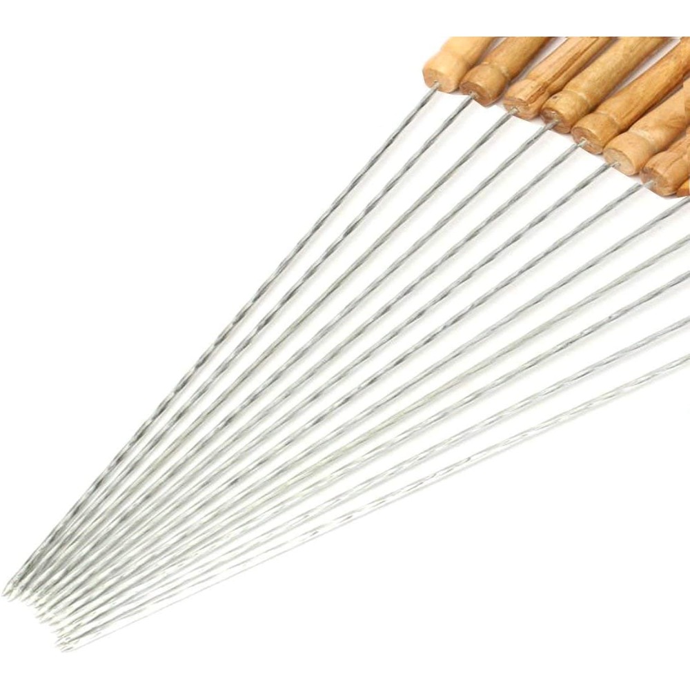 Brochetas reutilizables para a - Camping Cooking Vegetables reseña y precio