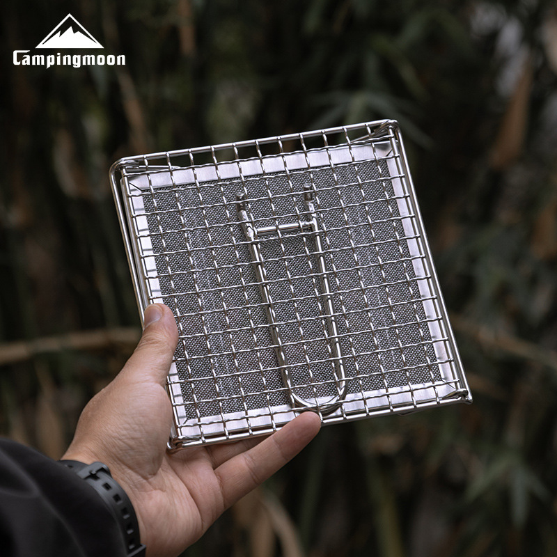 CAMPINGMOON Rejilla Plegable d - Camping Cooking Equipment reseña y precio