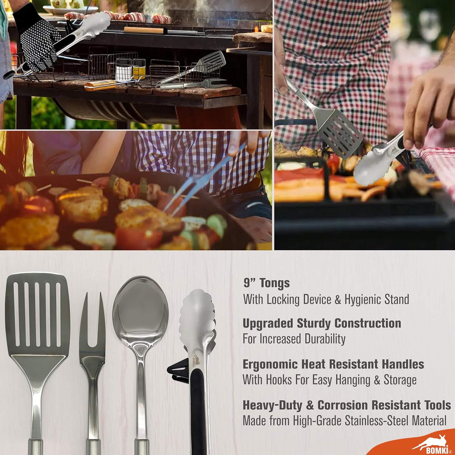 Juego de utensilios de cocina  - Camping Cooking Essentials Kit reseña y precio