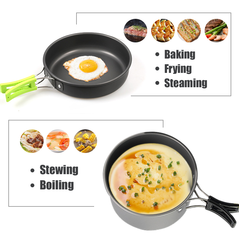 WESTTUNE-Kit de utensilios de  - Camping Cooking Cup reseña y precio