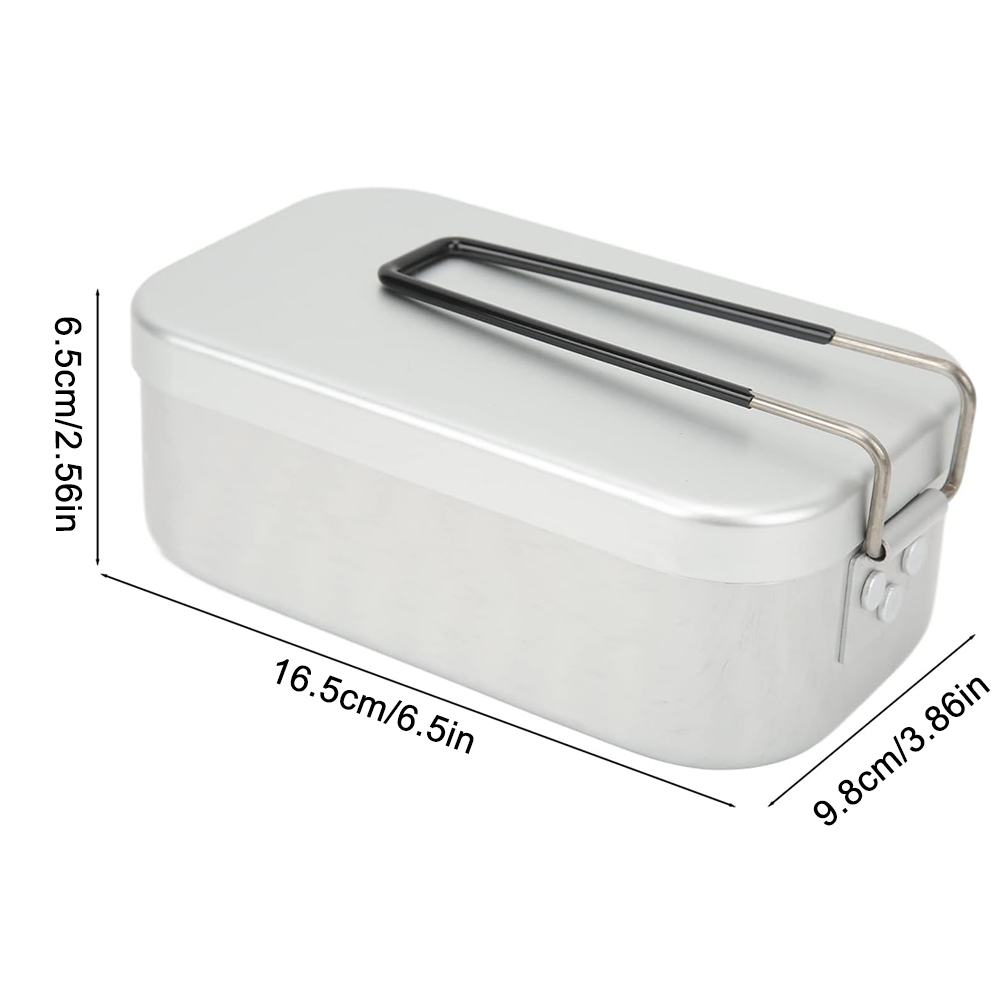 Fiambreras de aluminio de 800M - Camping Cooking Food reseña y precio
