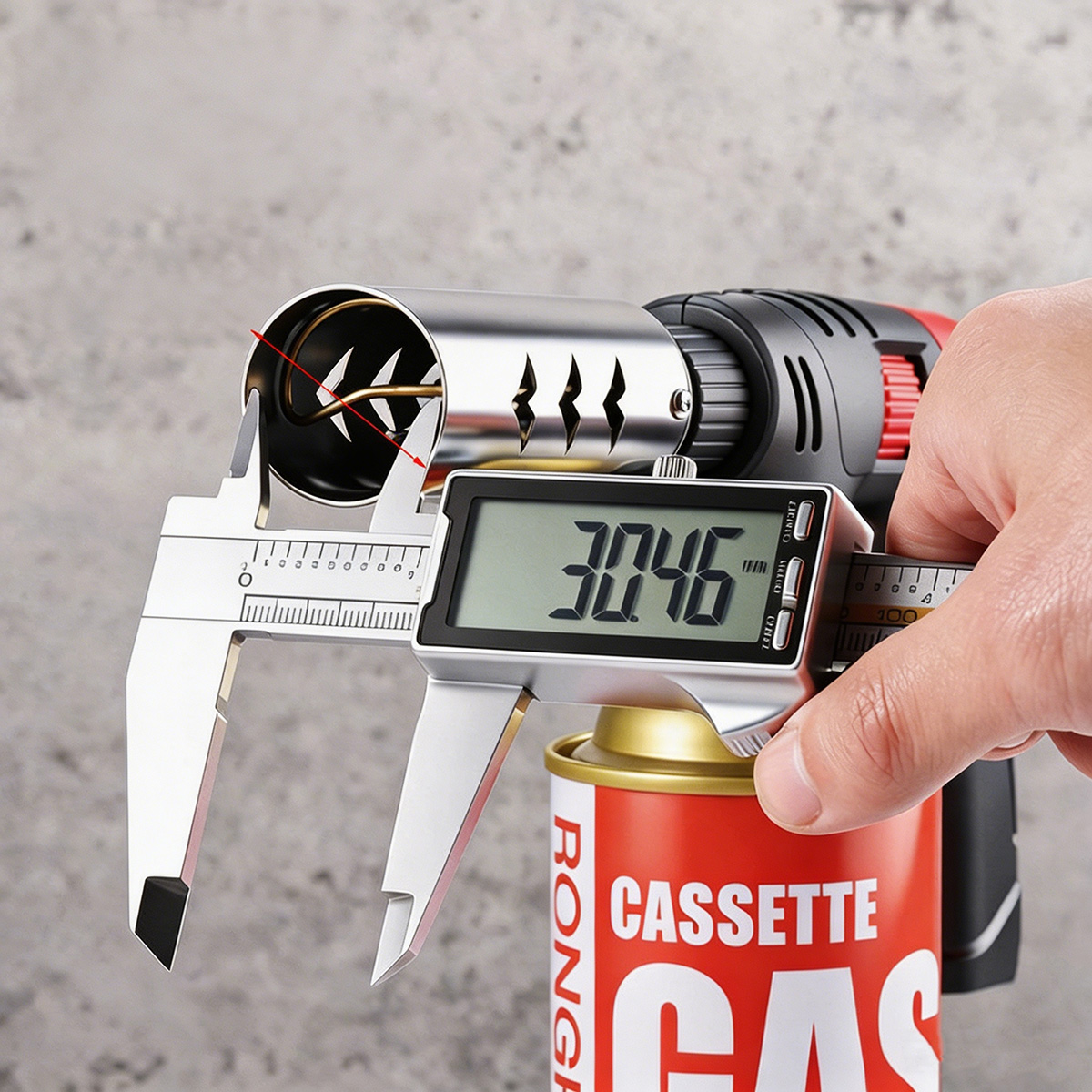 Antorcha de butano extendida c - Camping Cooking Youtube reseña y precio