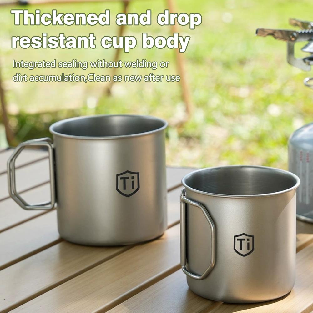 Taza de titanio para acampar,  - Camping Cooking Bundle reseña y precio