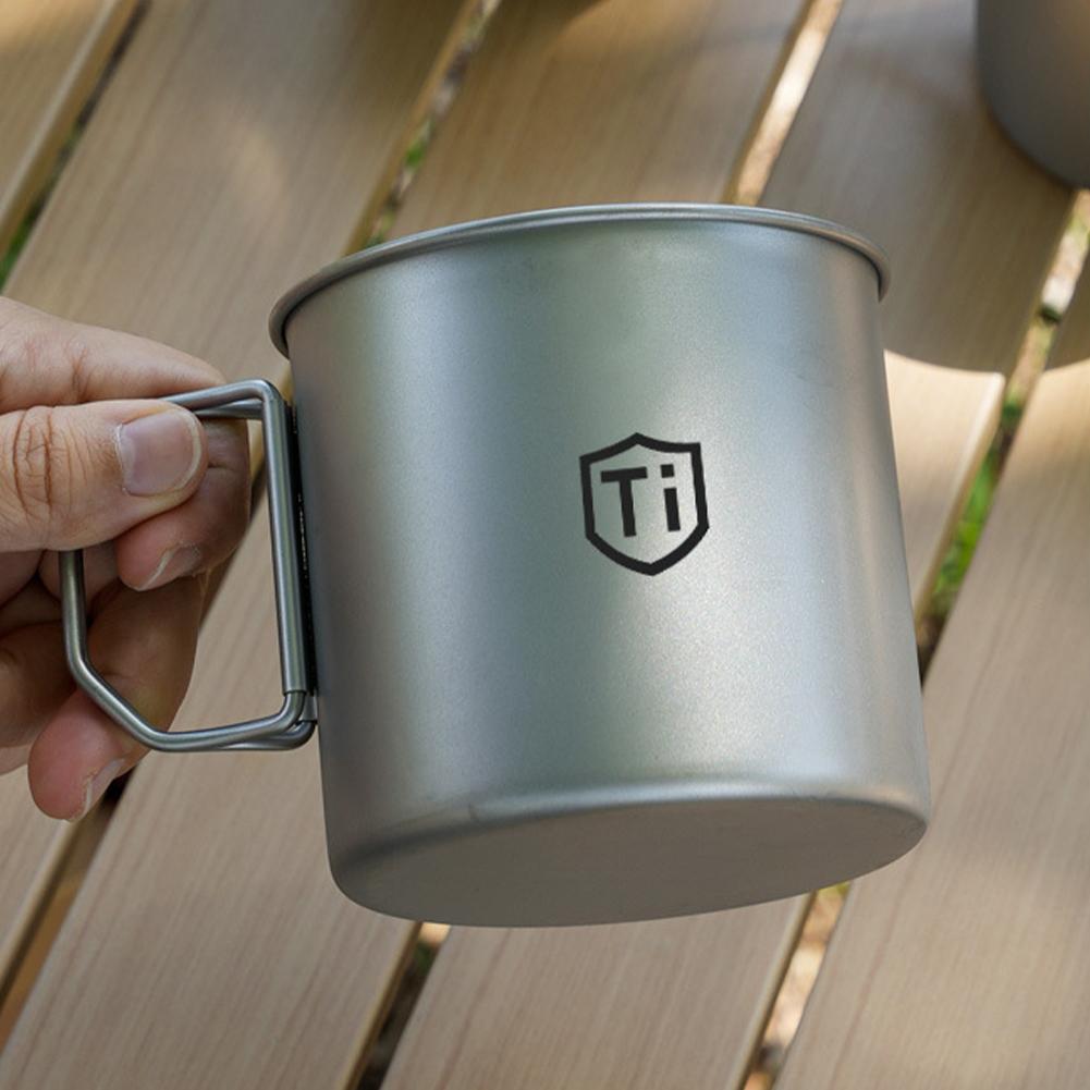 Taza de titanio para acampar,  - Camping Cooking Bundle reseña y precio