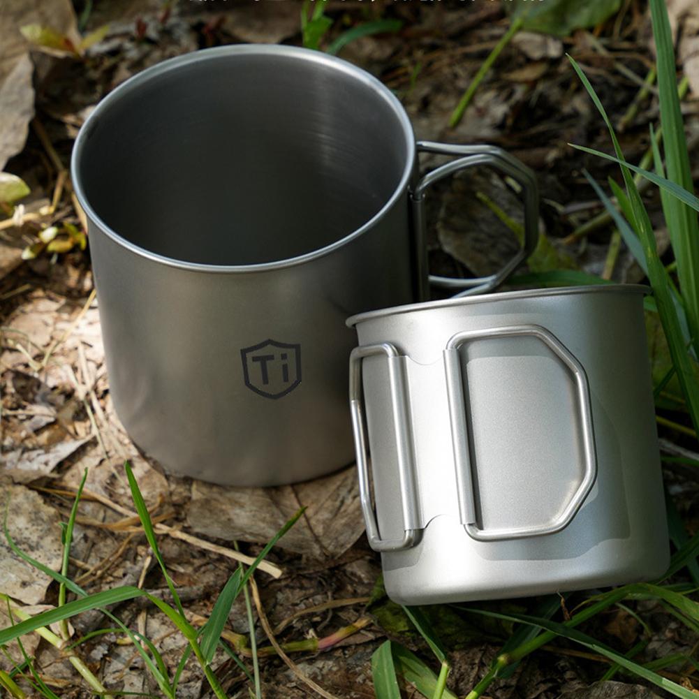 Taza de titanio para acampar,  - Camping Cooking Bundle reseña y precio