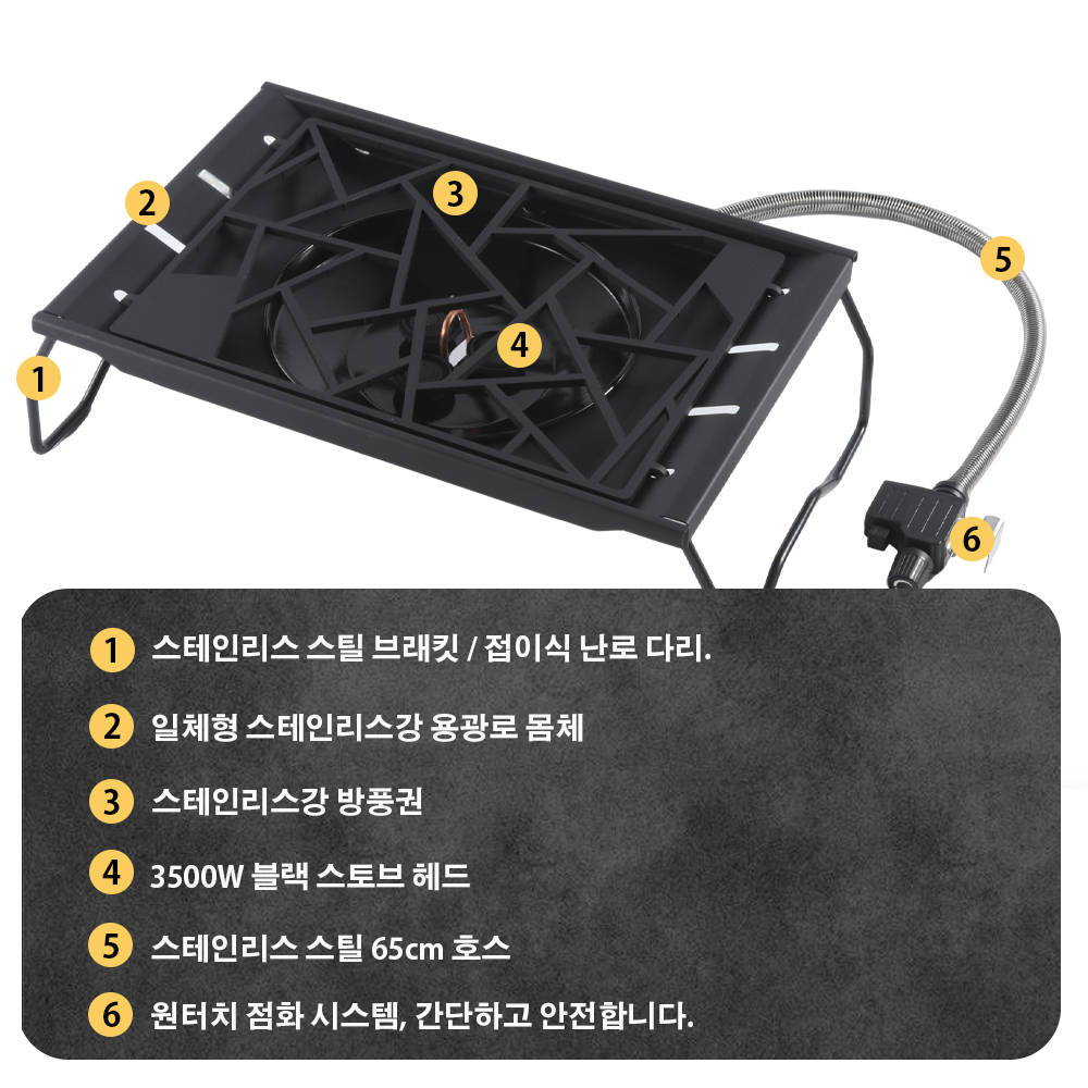 Estufa de Camping Pandatour IG - Camping Cooking Gas Stove reseña y precio