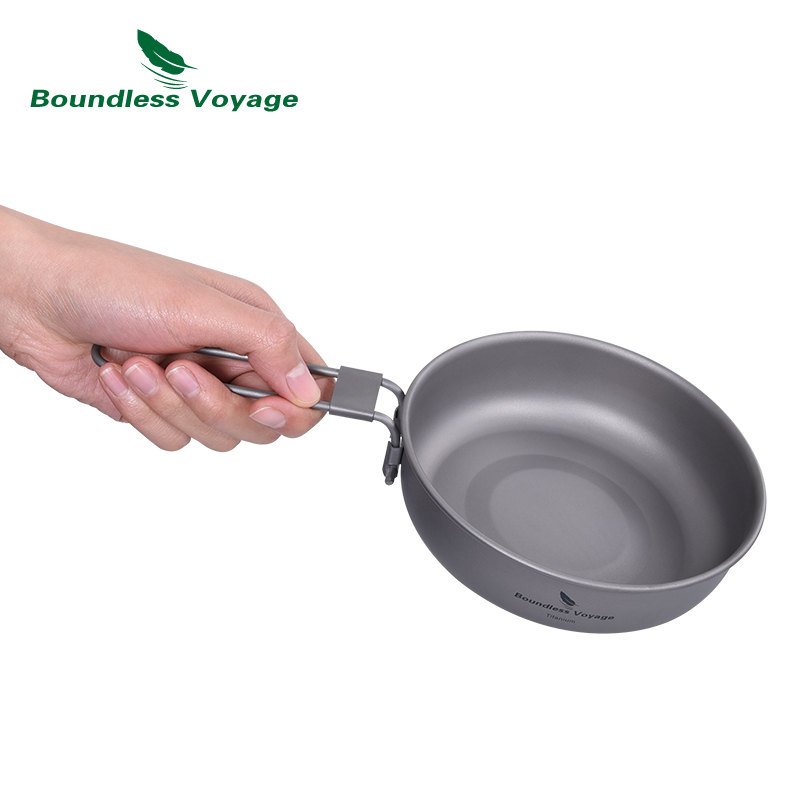Sartén de titanio ultraligera  - Camping Cooking Equipment reseña y precio