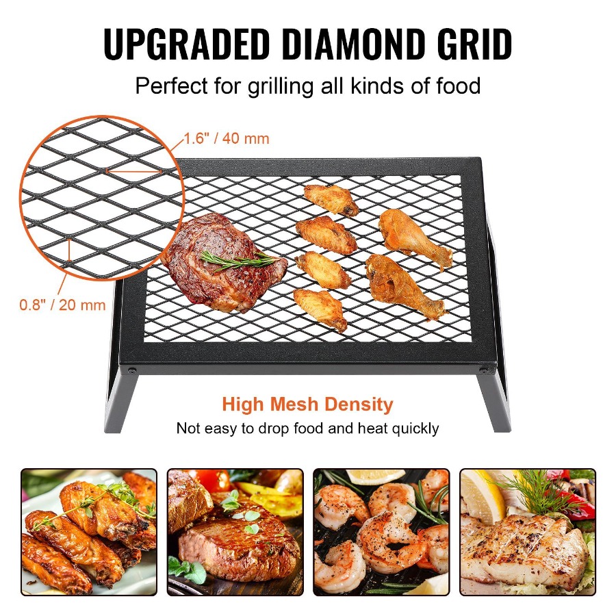 Parrilla Plegable para Fogata, - Camping Cooking Over Fire reseña y precio