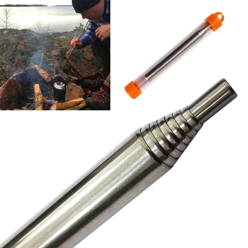 Tubo de Soplado para Encender  - Camping Cooking Youtube reseña y precio