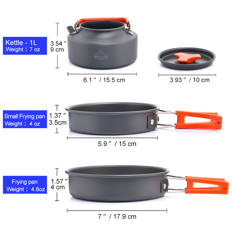 Widesea-Juego de utensilios de - Camping Cooking Bundle reseña y precio