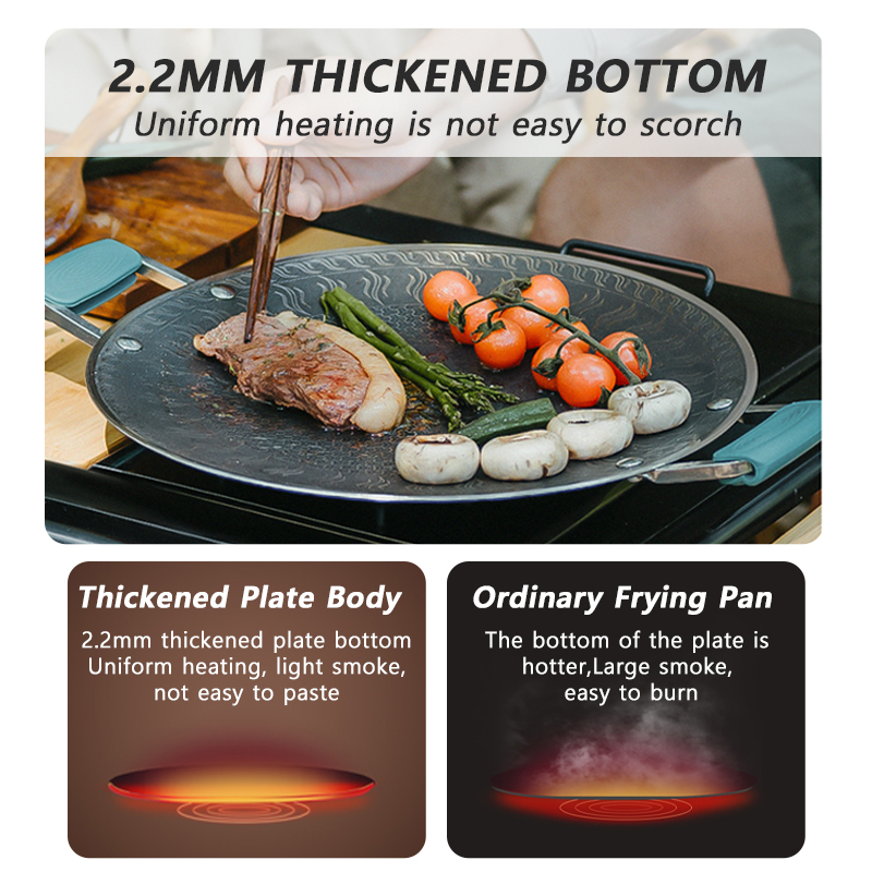 Naturehike-sartén para barbaco - Camping Cooking Dishes reseña y precio