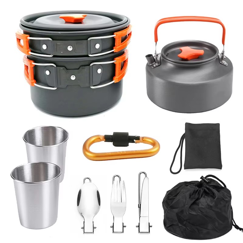 Juego de Cocina para Camping,  - Camping Cooking Set Non Stick reseña y precio