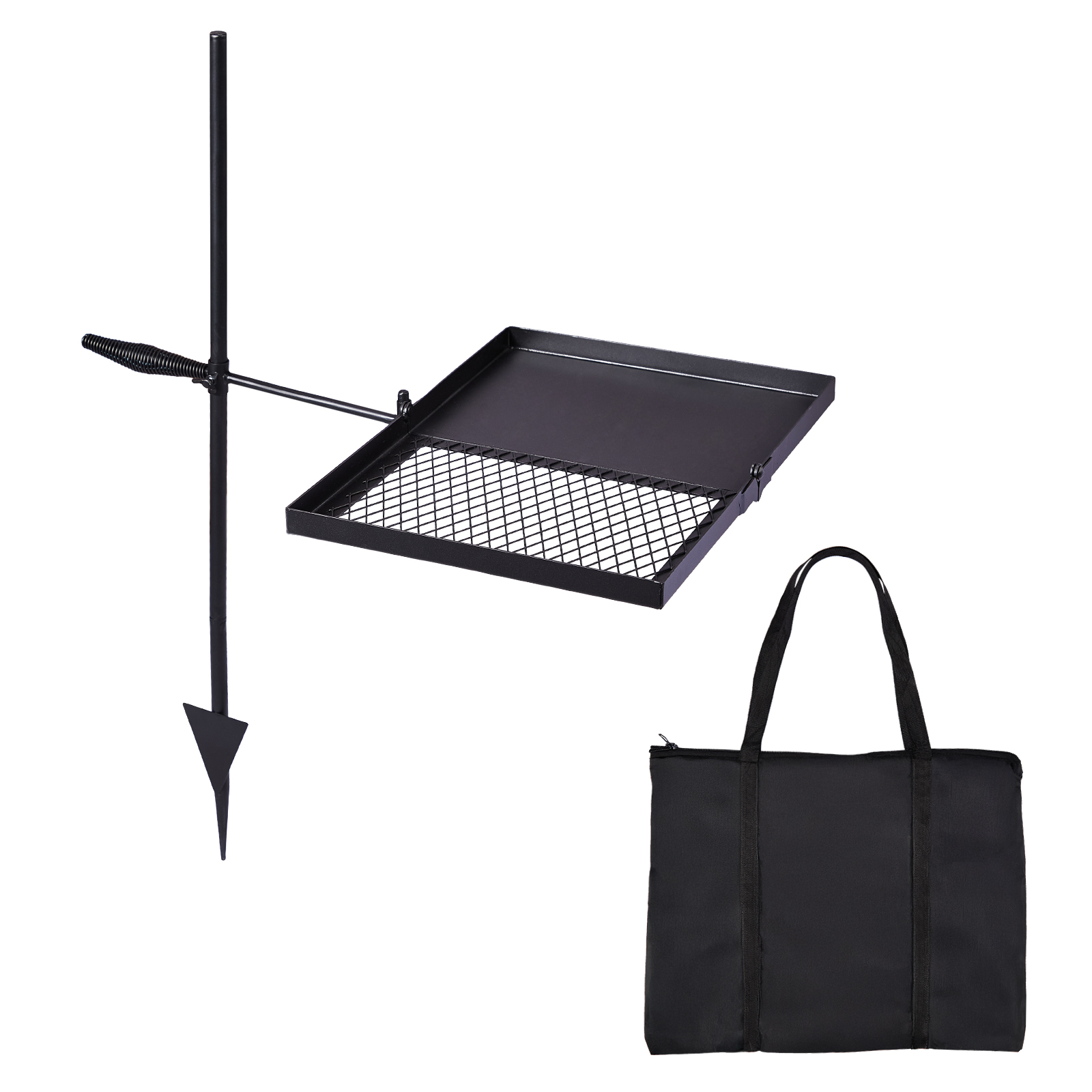 Parrilla Giratoria Plegable pa - Camping Cooking Over Fire reseña y precio