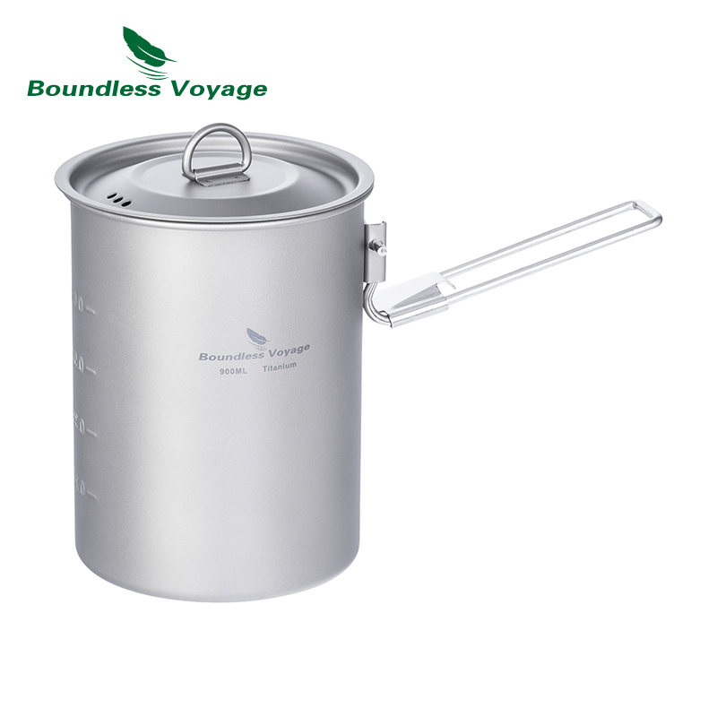 Boundless Voyage-olla de titan - Camping Cooking Cup reseña y precio