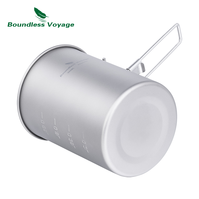 Boundless Voyage-olla de titan - Camping Cooking Cup reseña y precio