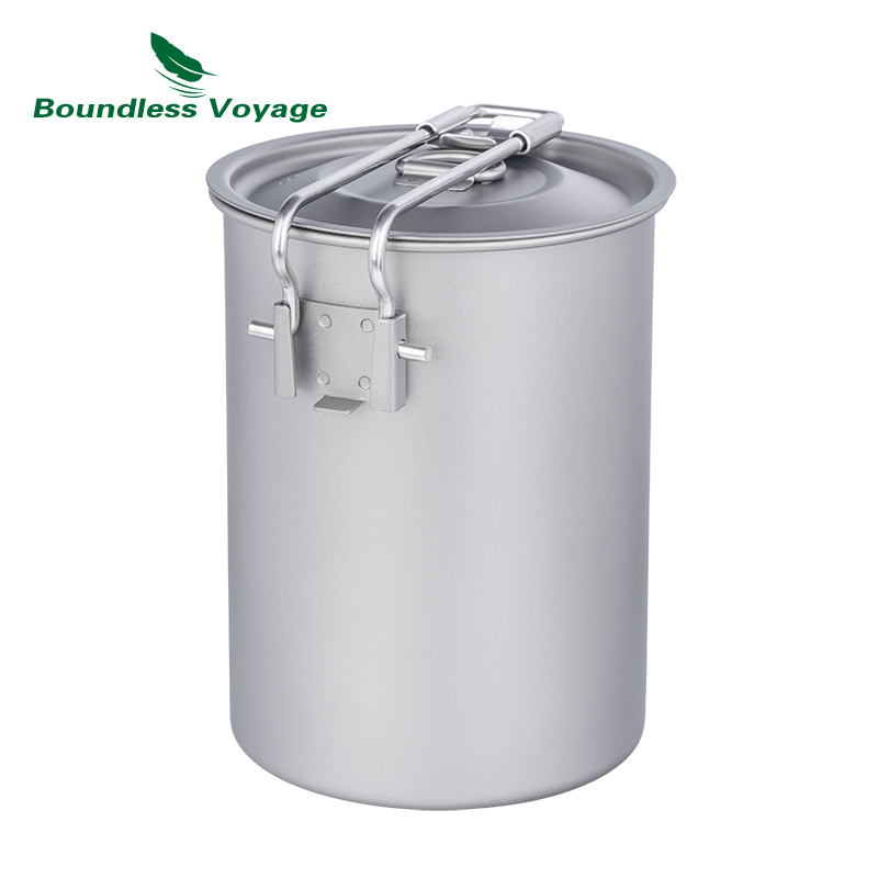 Boundless Voyage-olla de titan - Camping Cooking Cup reseña y precio