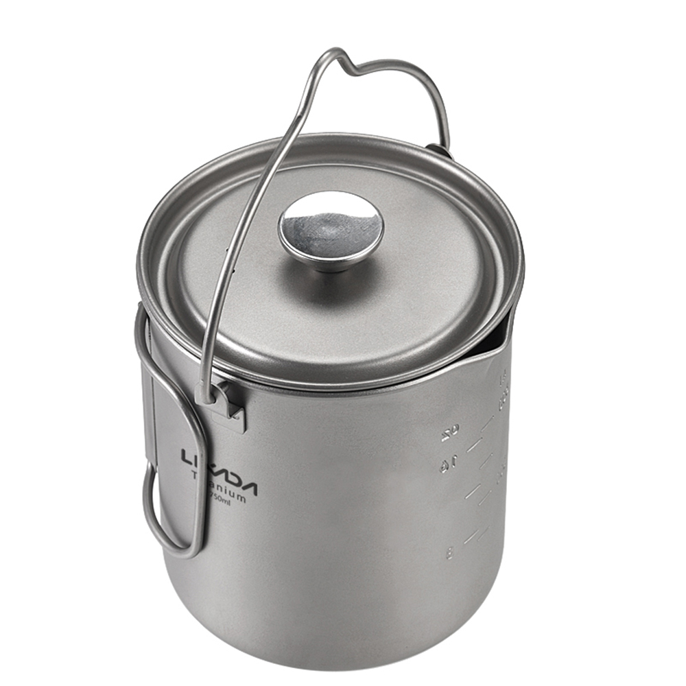 Lixada-taza de café de titanio - Camping Cooking Cup reseña y precio