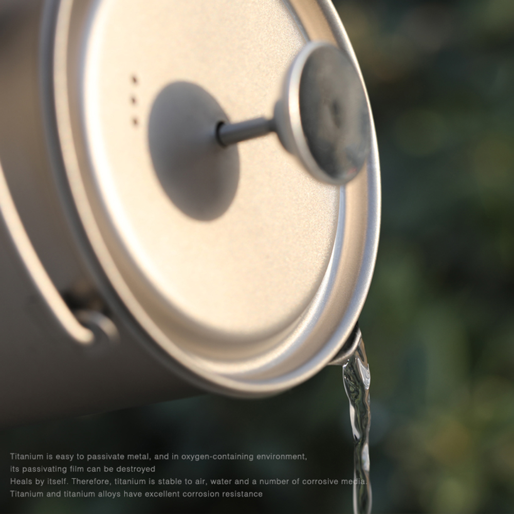 Lixada-taza de café de titanio - Camping Cooking Cup reseña y precio
