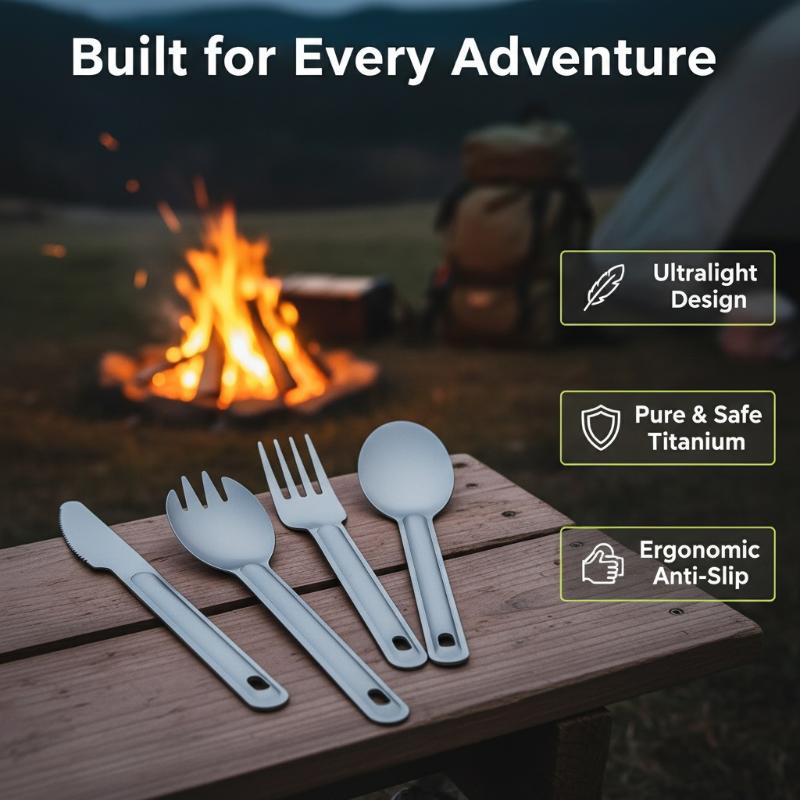 Juego de cucharas portátiles d - Camping Cooking Bundle reseña y precio