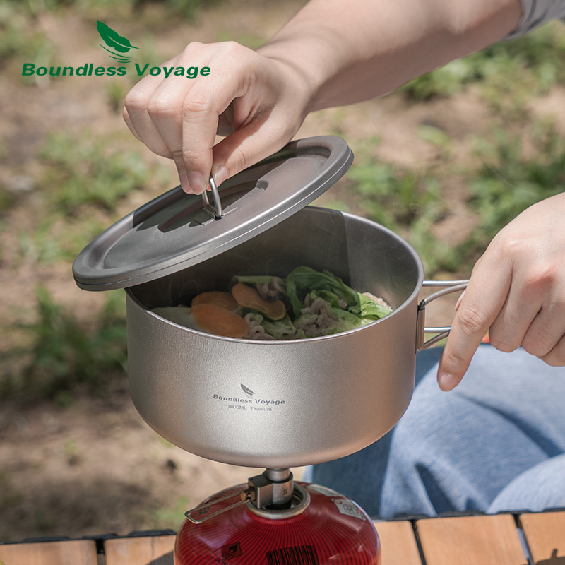 Olla de Camping de titanio Bou - Camping Cooking Kitchen reseña y precio