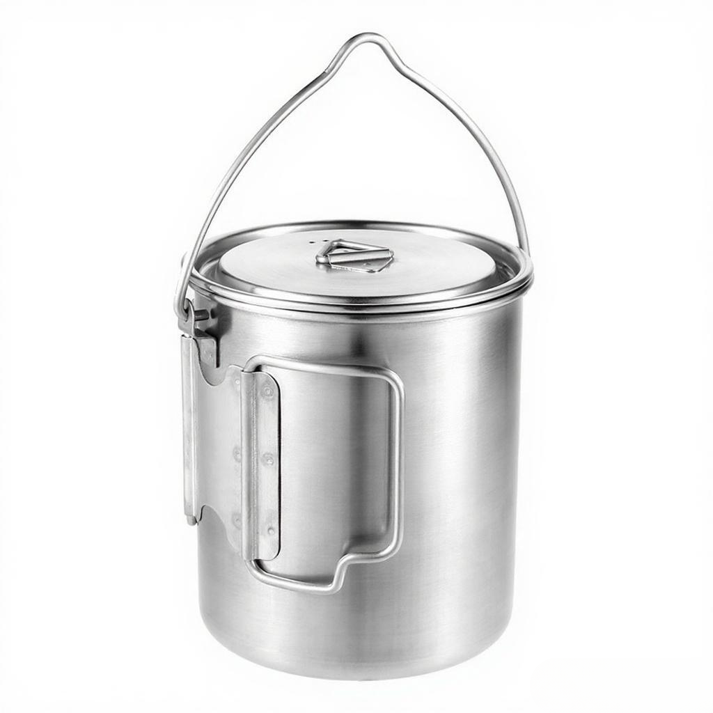 Olla de Acero Inoxidable de 75 - Camping Cooking Cup reseña y precio