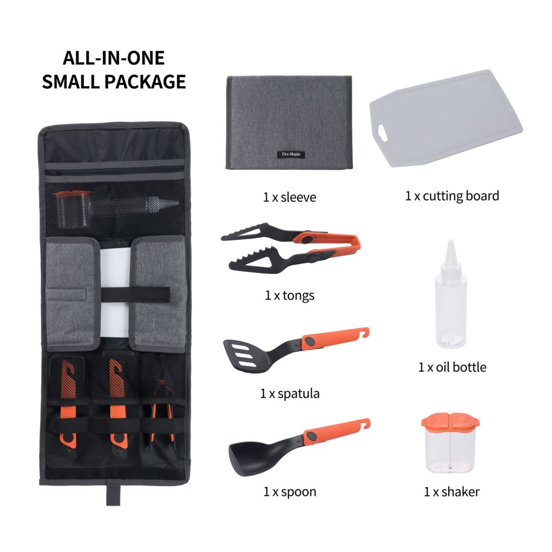 Fire Maple-Kit de utensilios d - Camping Cooking Essentials Kit reseña y precio
