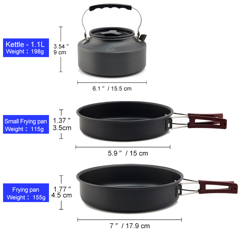 Widesea-Juego de utensilios de - Camping Cooking Bundle reseña y precio