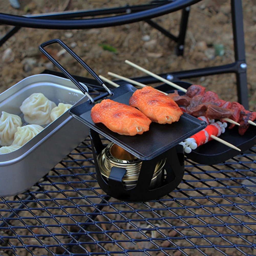 Sartén para acampar, parrilla  - Camping Cooking Dishes reseña y precio