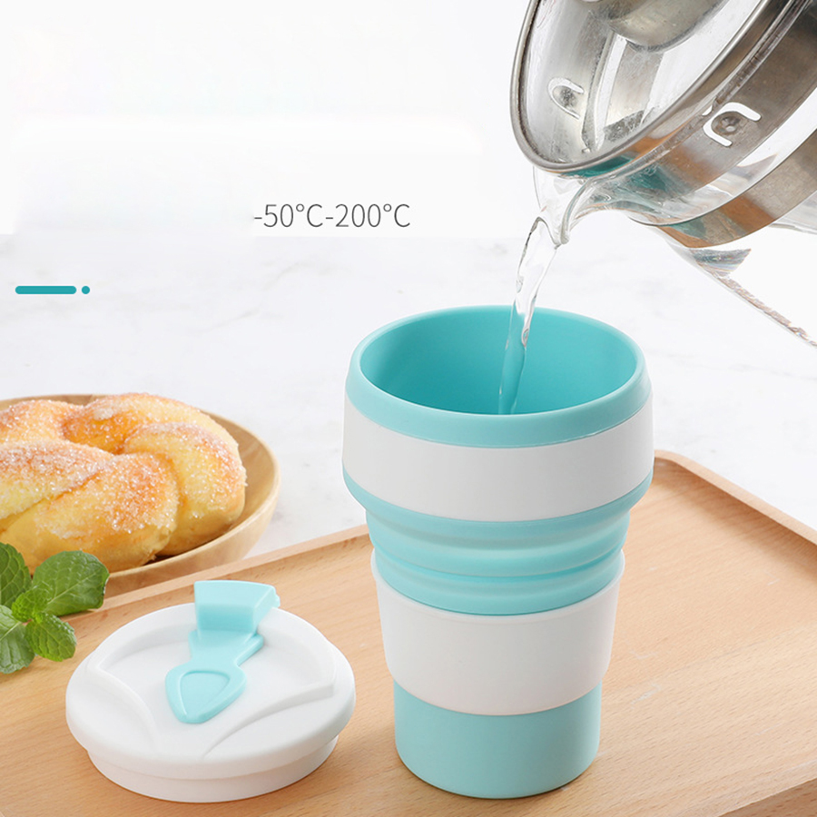 Taza plegable de silicona de c - Camping Cooking Food reseña y precio