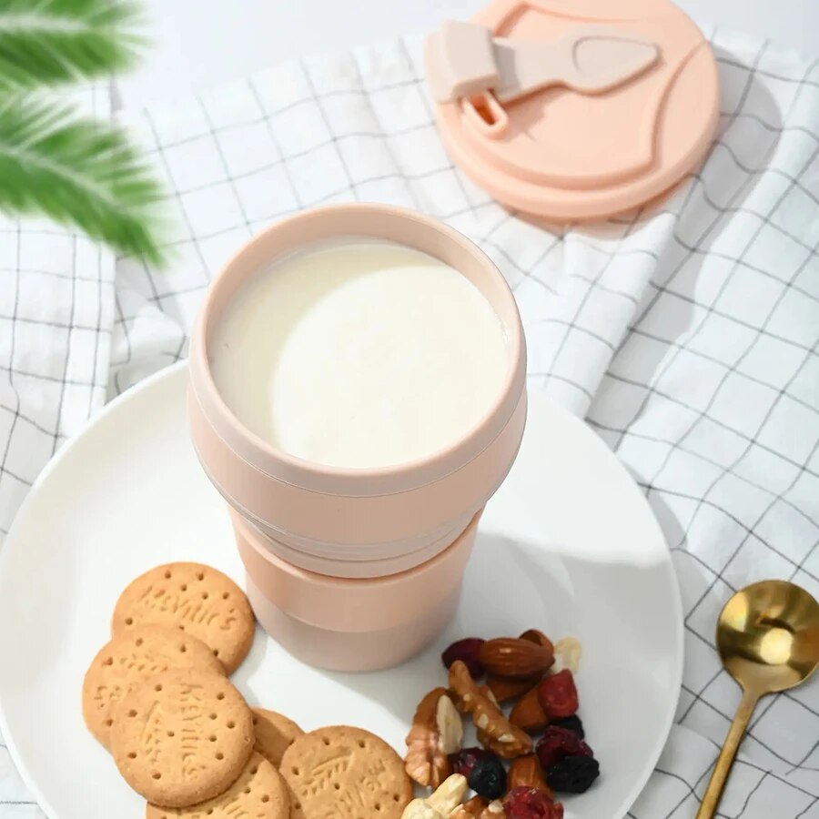 Taza plegable de silicona de c - Camping Cooking Food reseña y precio