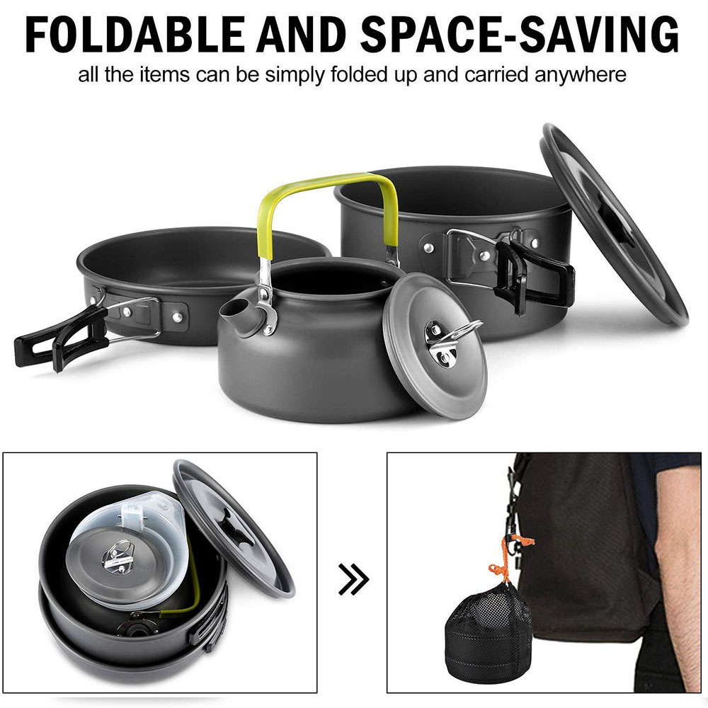 Juego de utensilios de cocina  - Camping Cooking Dishes reseña y precio